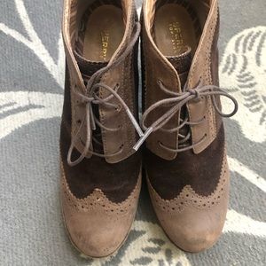 Sperry Heeled Booties